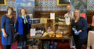 Croots Farm Shop products showcased in the Houses of Parliament