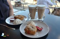 Scones & Lattes At Caffe Bertorelli, Newbiggin-by-the-Sea