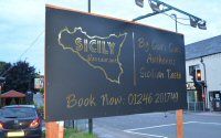 Out For Dinner At Sicily Restaurant In Chesterfield