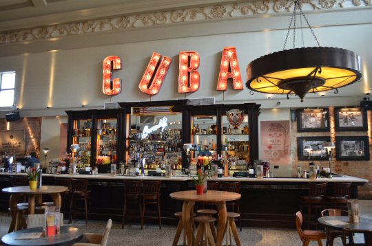 Lunch at Revolucion de Cuba, Derby