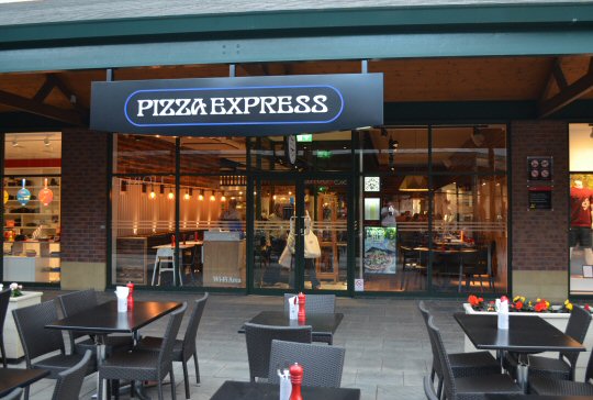 Dinner at Pizza Express, South Normanton