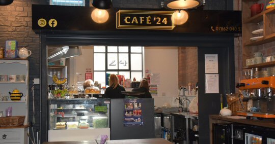 Afternoon Tea at Cafe 24 In The 1924 Building, Belper
