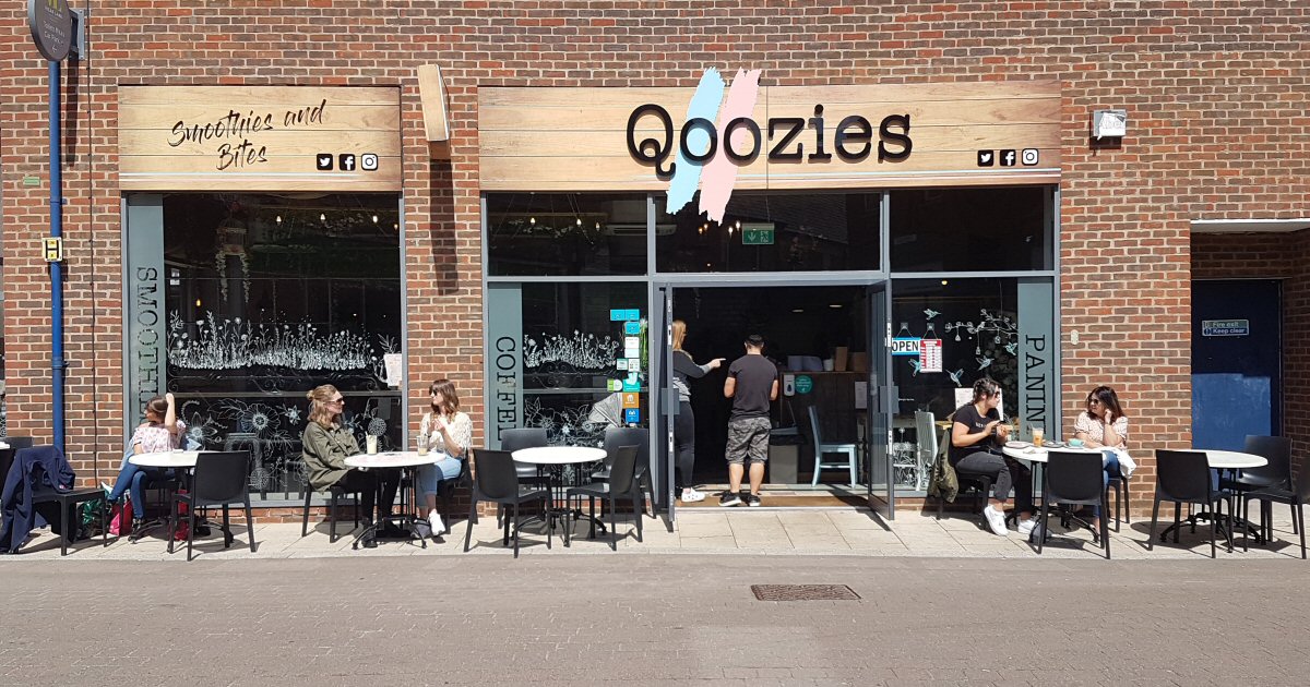 A Post Shopping Lunch At Qoozies, Chesterfield