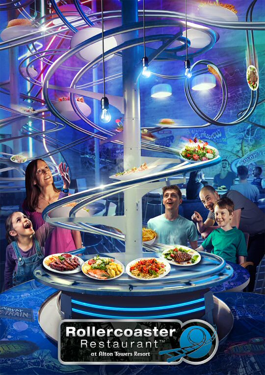 Alton Towers Resort launches the UK's first rollercoaster restaurant