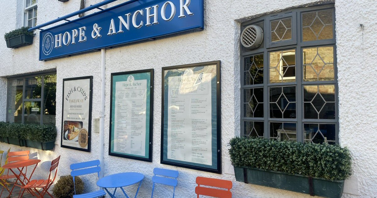 A Flock Dinner At The Hope And Anchor, Alnmouth