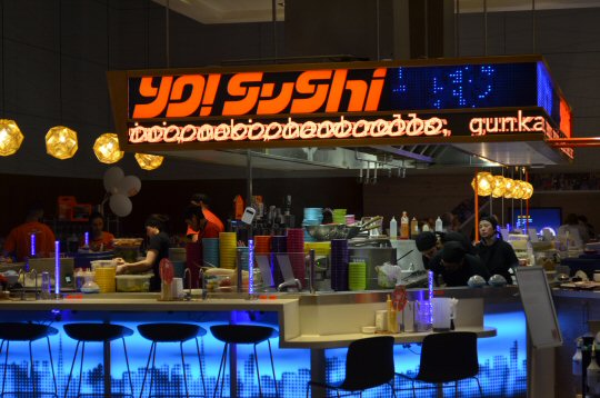 Trying Out The New Menu At YO! Sushi, Derby INTU