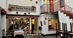 Dinner At The Seafood Cave and Grill, Matlock Bath