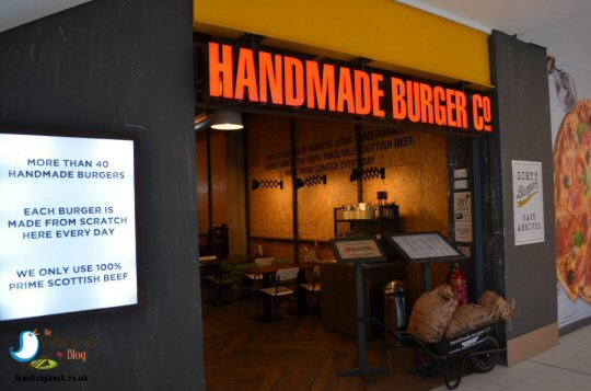 Dinner At The Handmade Burger Co, Nottingham