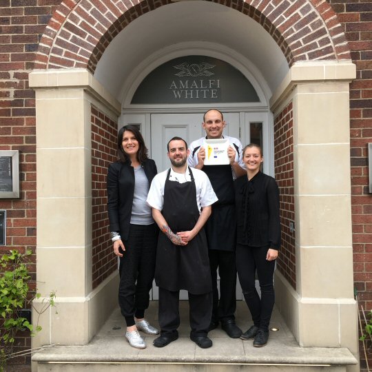 Amalfi White Restaurant in Melbourne awarded two AA Rosettes