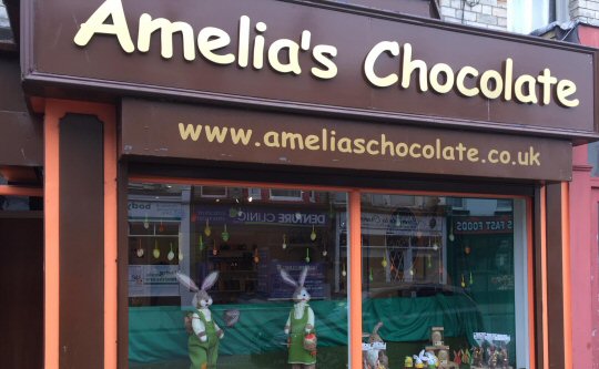 Sampling Chocolates From Amelia's Chocolate, Scarborough