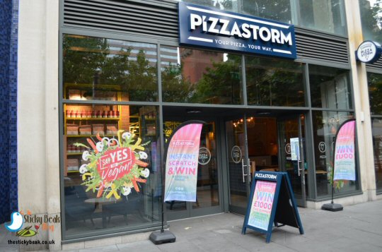 Trying Out The Pizza At PizzaStorm, Nottingham