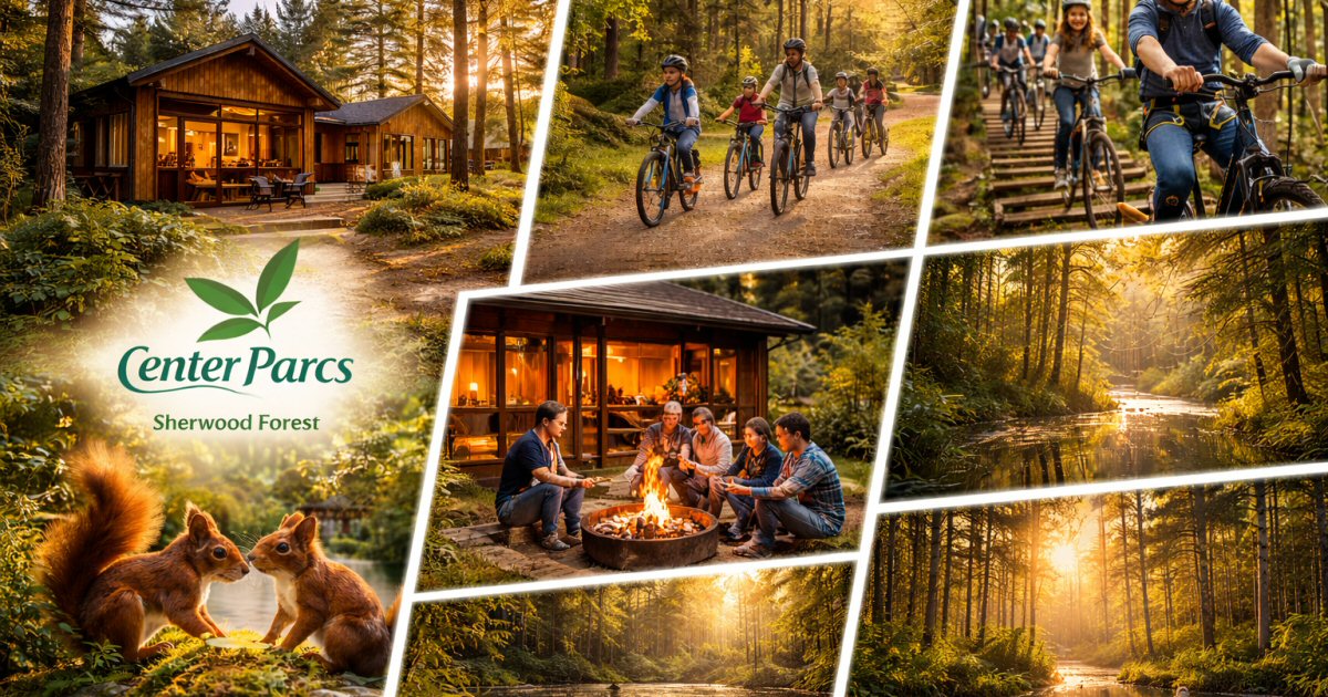 Centre Parcs Sherwood Forest Break - Nottinghamshire