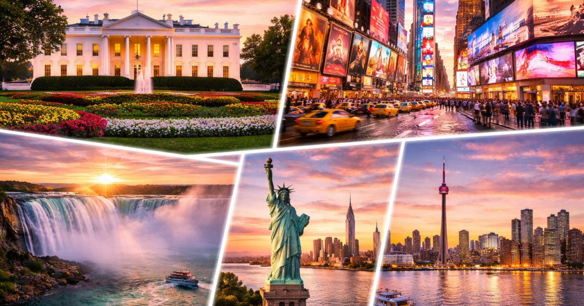 USA & Canada Travel Adventures - Washington, New York, Niagara & Toronto