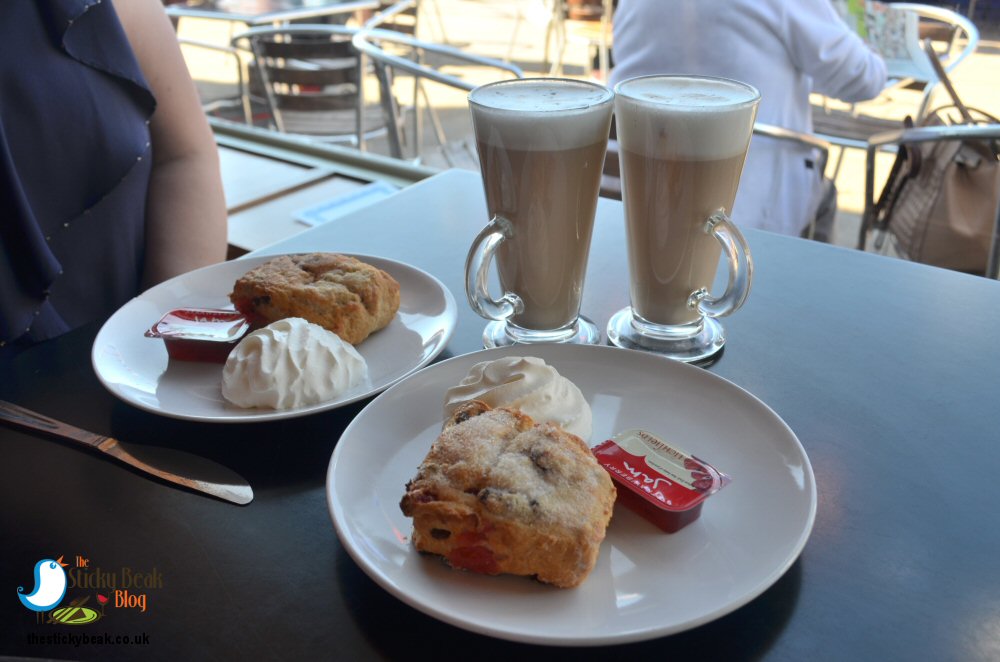 Scones & Lattes At Caffe Bertorelli, Newbiggin-by-the-Sea Scones & Lattes At Caffe Bertorelli, Newbiggin-by-the-Sea