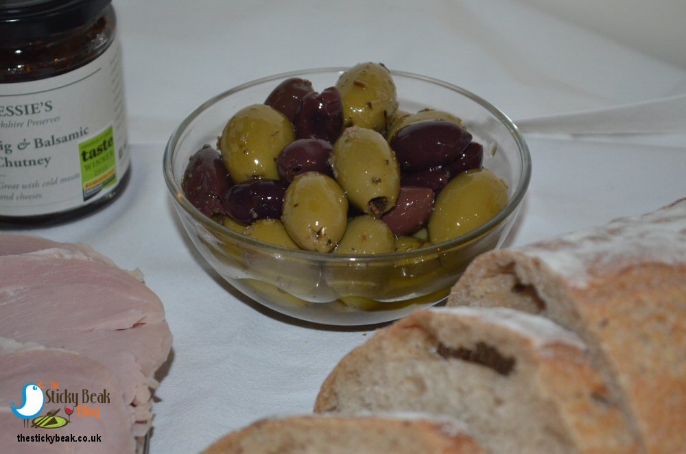 Sampling Products From Raphaels Mediterranean Deli