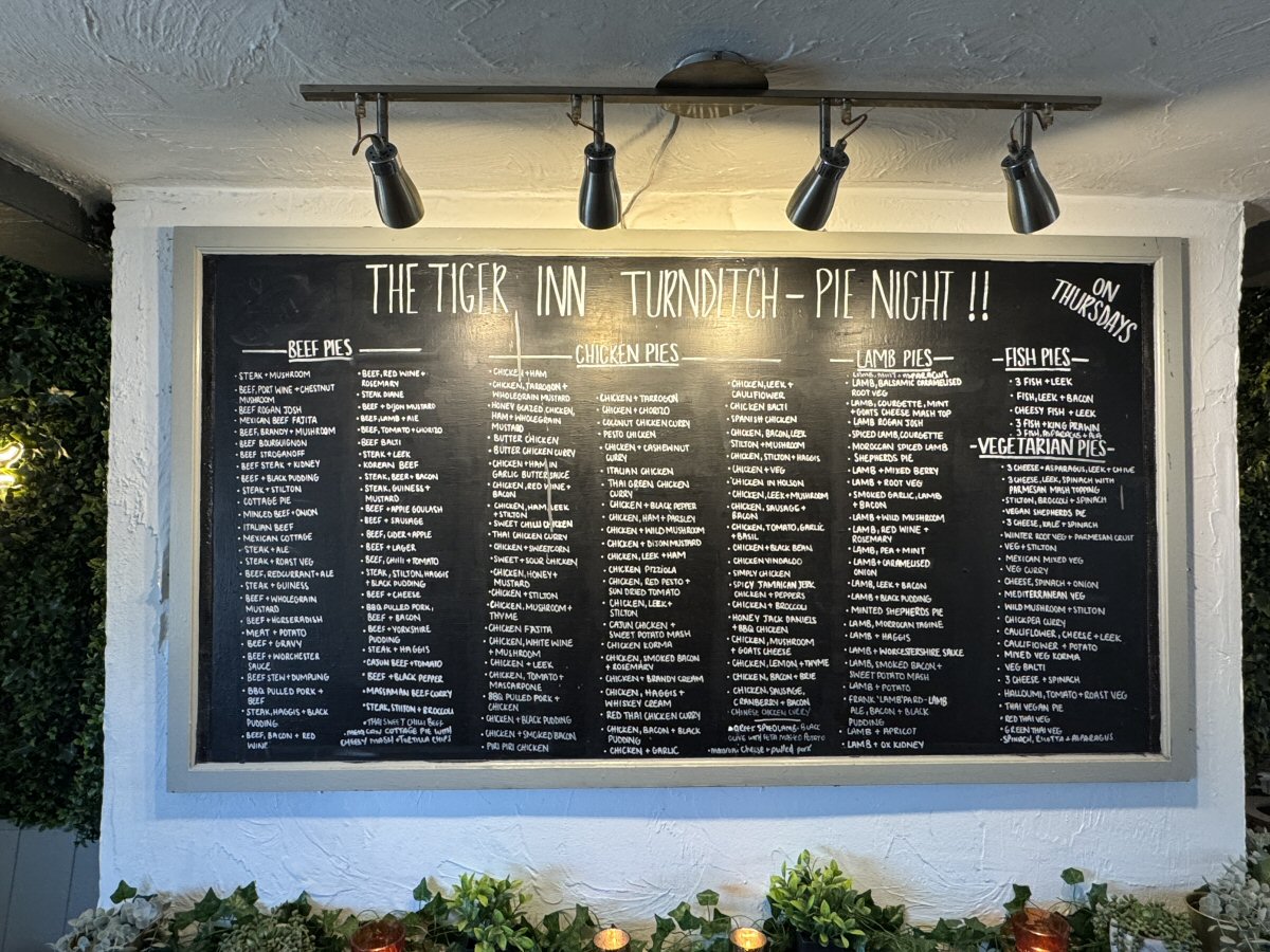A Visit To The Tiger, Turnditch, July 2026
