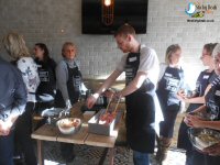 Making Pasta At Nonnas Cookery School