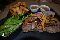 A Steak Sharer At The Devonshire Arms, Beeley