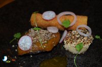 The Taster Menu At The Merchants Yard in Tideswell