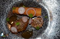 The Taster Menu At The Merchants Yard in Tideswell