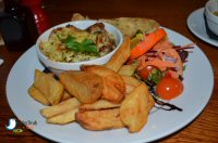 Dinner At The Boat Inn At Pinxton Wharf in Pinxton