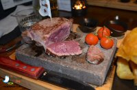 Cooking Steak On The Blackrock Stones At The Forge In Derby