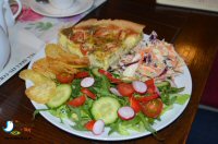Lunch At The Anteaque Bee Cafe, Derwentside Shopping Mill, Belper