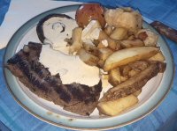 Saturday Night Means Steak Night at The Shepherd's Rest, Lower Bagthorpe
