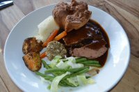 A Socially Distanced Sunday Lunch At The Hope & Anchor, Wirksworth