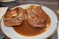 Sunday Lunch At The Three Horseshoes Near Blyth, Northumberland