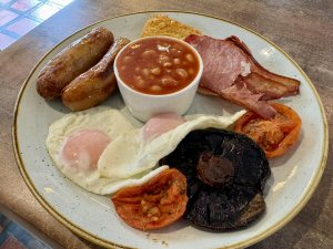 Breakfast At The Bottle Kiln In West Hallam