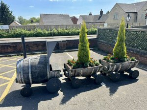 Back For Sunday Lunch At The Railway Inn, Shottle
