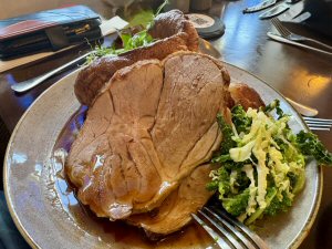 Back For Sunday Lunch At The Railway Inn, Shottle