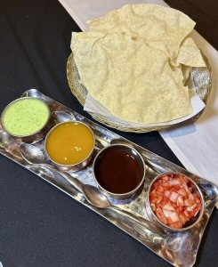 Dinner At Anoki Indian Restaurant At Egginton Near Burton-upon-Trent
