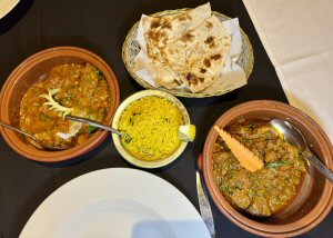 Dinner At Anoki Indian Restaurant At Egginton Near Burton-upon-Trent